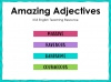Amazing Adjectives - KS3 Teaching Resources (slide 1/8)